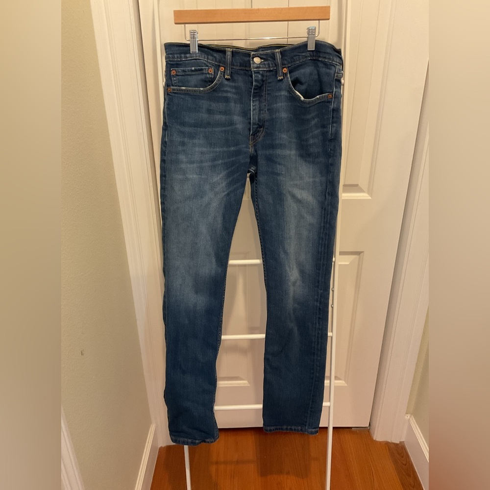 Levi's Blue 511 Straight Jeans
